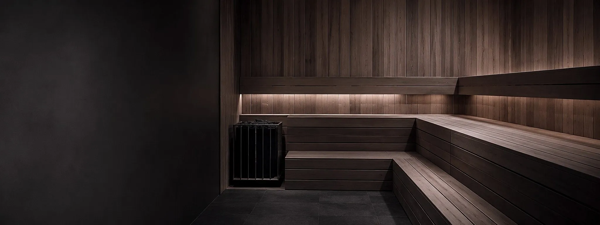 Sauna — architectural interior